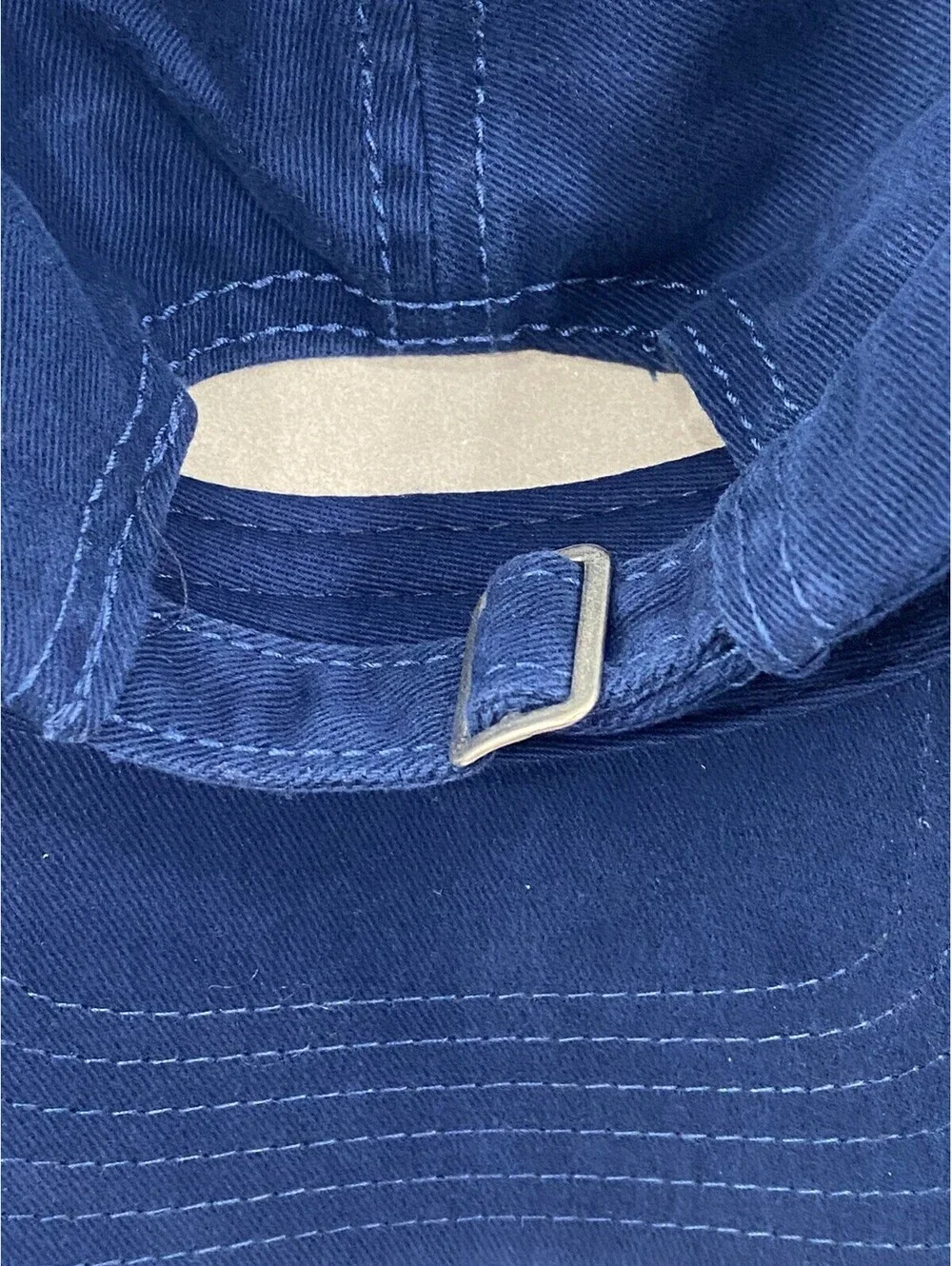 Hockey Hat With Sticks And Puck Logo Baseball Cap Hat, Navy, One Size NWT